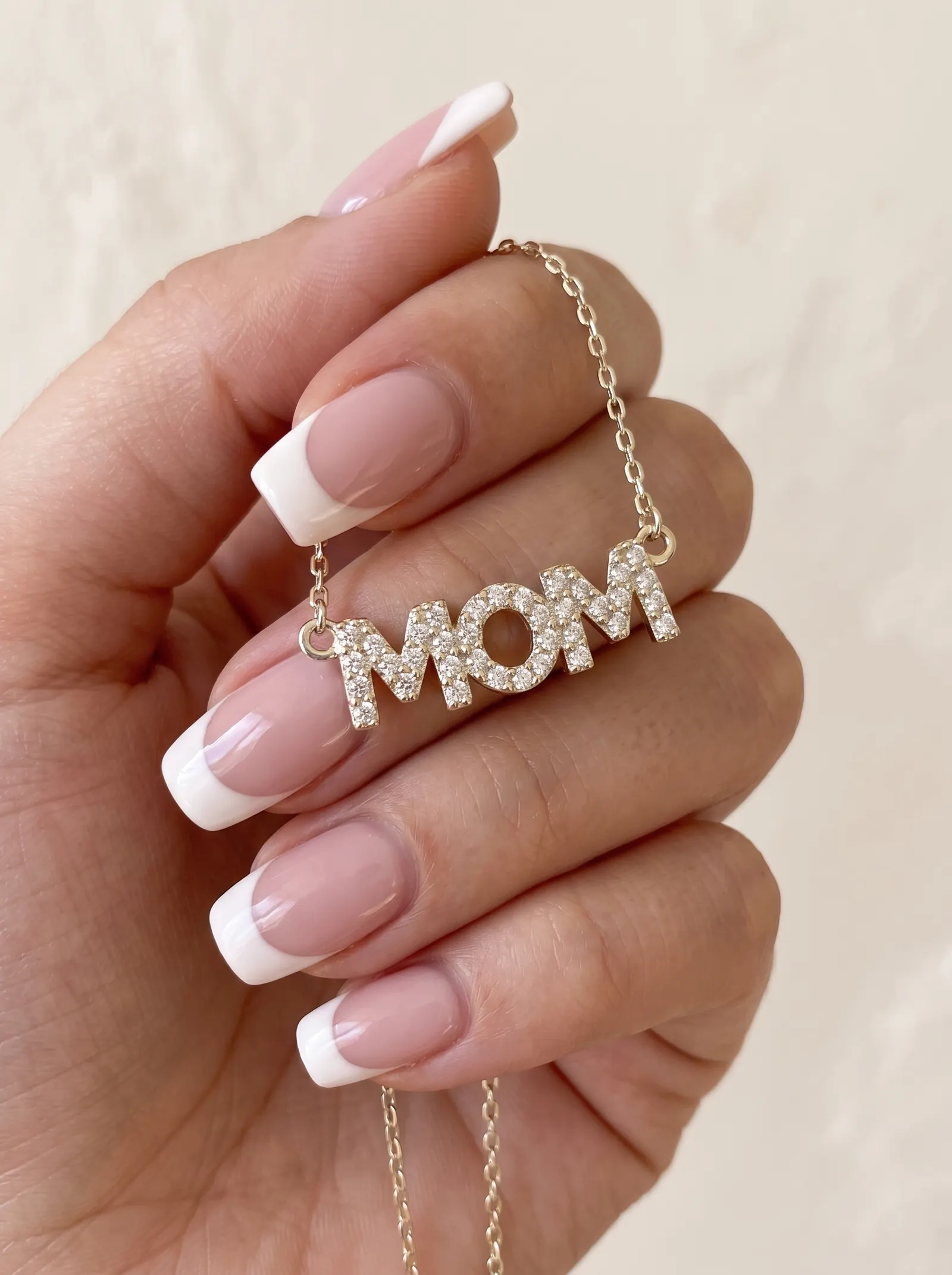 Кольє "Mom", срібло 925 проби